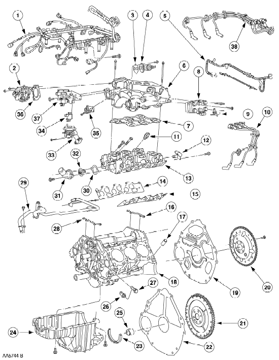 Manual De Reparación Ford Mustang 1998 1999 2000 2001