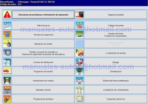 VW Passat 2001-2005 Manual Fallas y Diagnósticos y Reparación